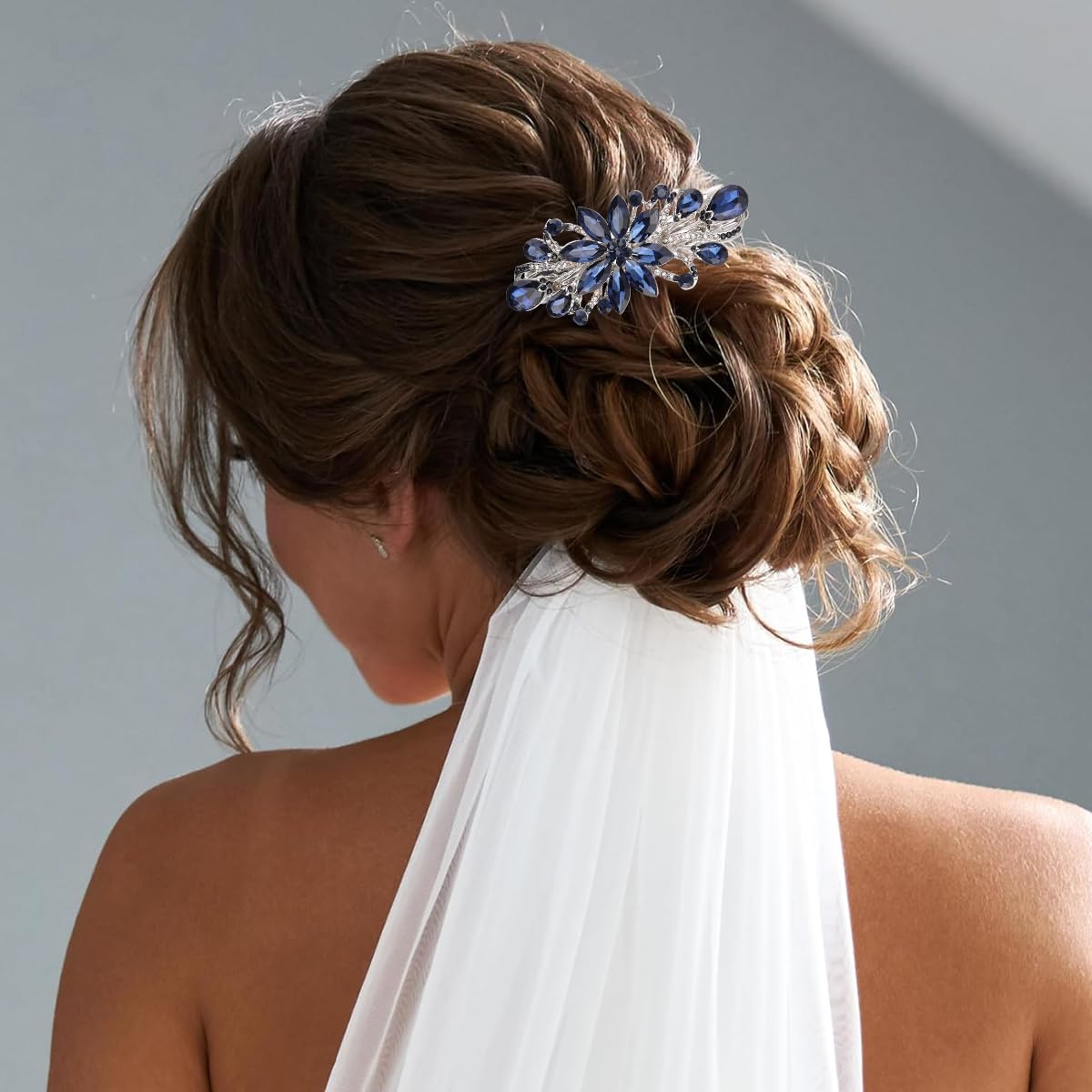 PALAY Hair Clips for Women Floral Rhinestone Center Clips for Hair for Women Stylish Spring Hair Barrette Back Clips for Hair Mother's Day Gift PALAY Hair Clips for Women Floral Rhinestone Center Clips for Hair for Women Stylish Spring Hair Barrette Back Clips for Hair Mother's Day Gift